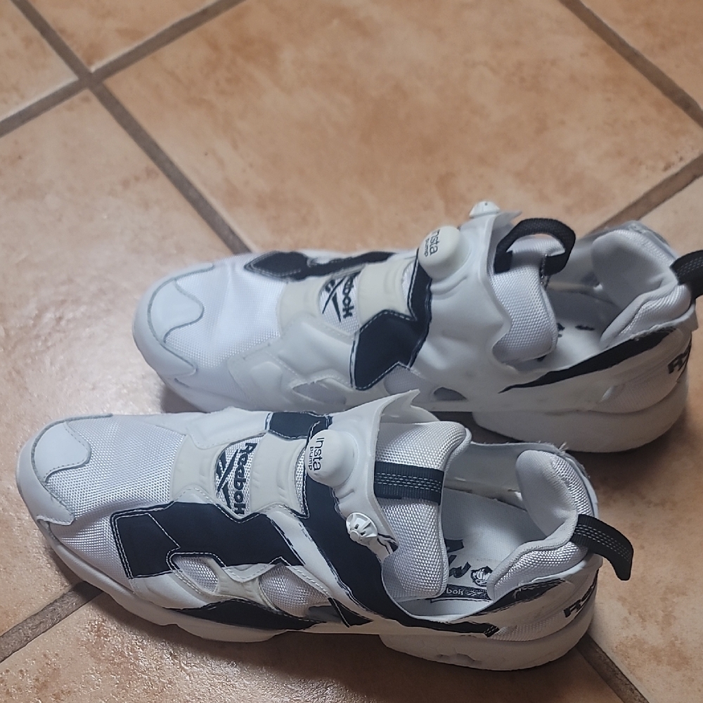 Reebok Kids Black and White Sneakers